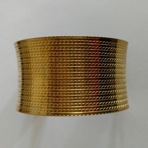 GOLD CUFF BRACELET - BRAND NEW, NEVER WORN!!